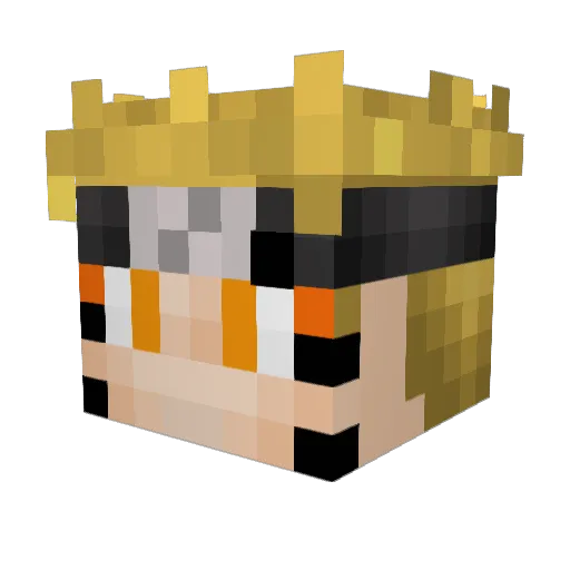 W4rm4s7er Minecraft avatar head, 3D render