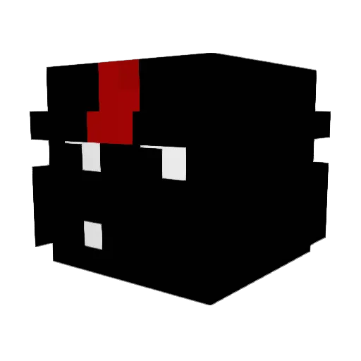 W8SheUnderage Minecraft avatar head, 3D render