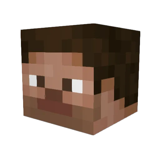 WACHIFOO Minecraft avatar head, 3D render