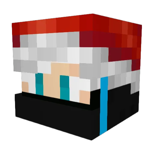 WACKSYYY Minecraft avatar head, 3D render