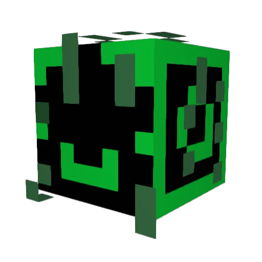 WACKY0 Minecraft avatar head, 3D render