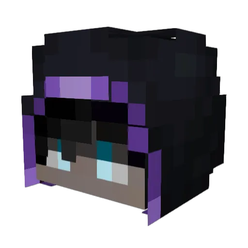 WADA2809 Minecraft avatar head, 3D render