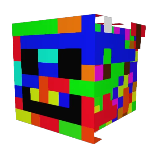WAFFLESTAR123 Minecraft avatar head, 3D render