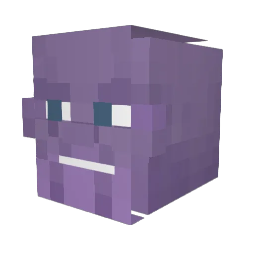 WANAN667 Minecraft avatar head, 3D render