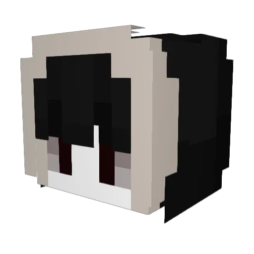 WANNASEEMYGLOCK Minecraft avatar head, 3D render