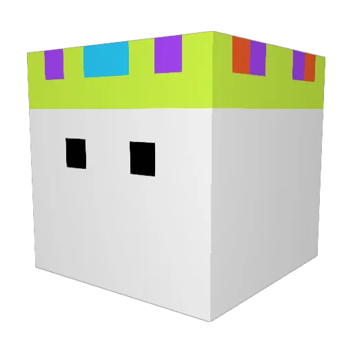 WAP_Coolguy123 Minecraft avatar head, 3D render