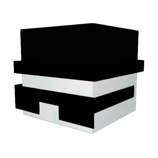 WASDstk Minecraft avatar head, 3D render