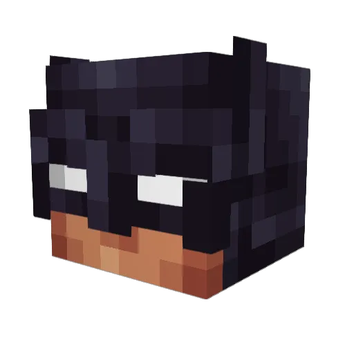 WASGz_Chris Minecraft avatar head, 3D render