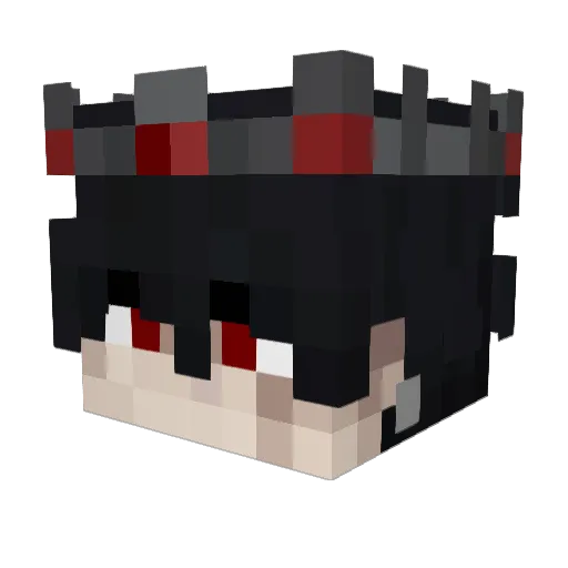 WASIMF15 Minecraft avatar head, 3D render