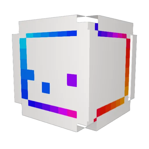 WASTON_cc Minecraft avatar head, 3D render