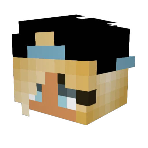 WATCHDOG_XJKWANR Minecraft avatar head, 3D render