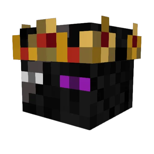 WATER6832 Minecraft avatar head, 3D render