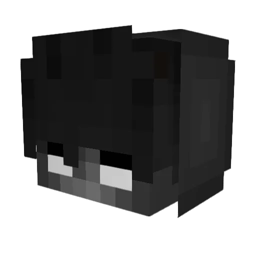 WAVE_Rocco Minecraft avatar head, 3D render