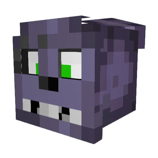 WBStudios Minecraft avatar head, 3D render