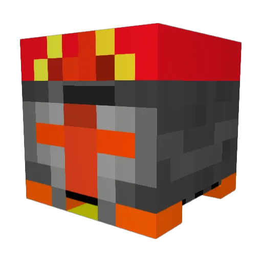 WBooMC Minecraft avatar head, 3D render