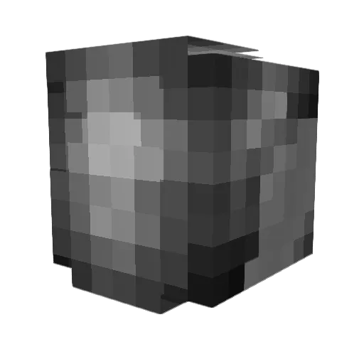 WD_Studio Minecraft avatar head, 3D render