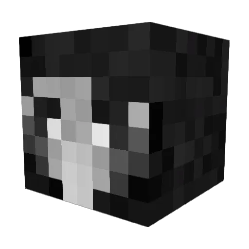 WE123 Minecraft avatar head, 3D render