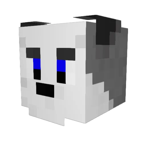 WEASYBRO Minecraft avatar head, 3D render