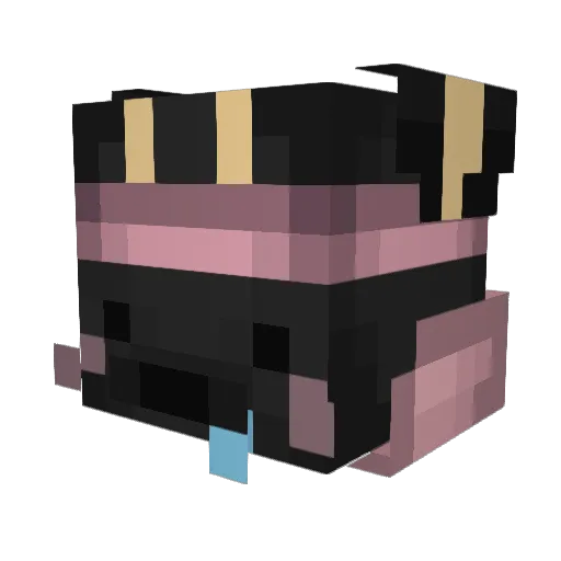 WEEDSEEDS Minecraft avatar head, 3D render