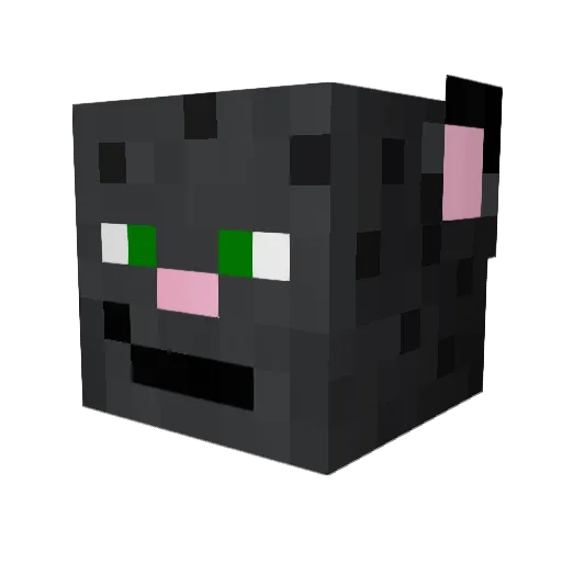 WEGEGE Minecraft avatar head, 3D render