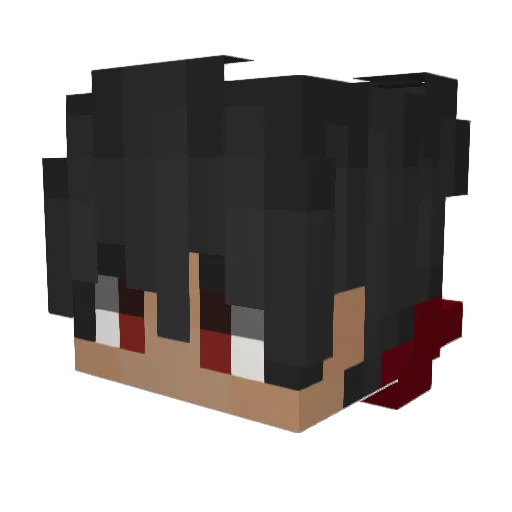 WELD_MA7AMED Minecraft avatar head, 3D render