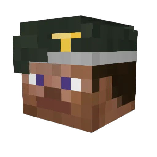 WENUSTROOPER03 Minecraft avatar head, 3D render