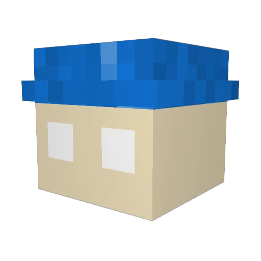Minecraft-Avatar von WFine: Kopf als 3D-Render