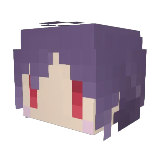 WG42 Minecraft avatar head, 3D render