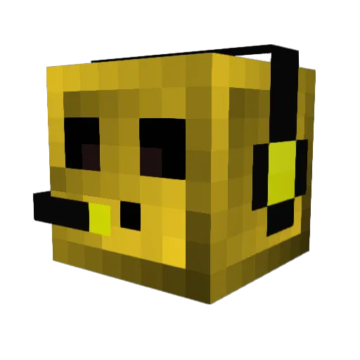 WG8 Minecraft avatar head, 3D render