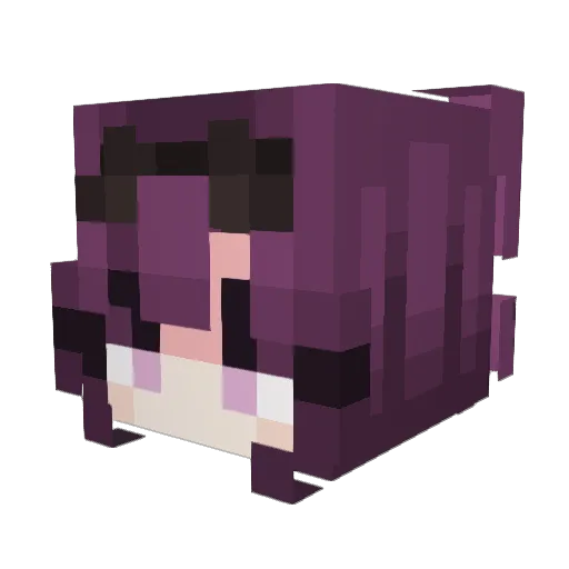 WHG_Sirius Minecraft avatar head, 3D render