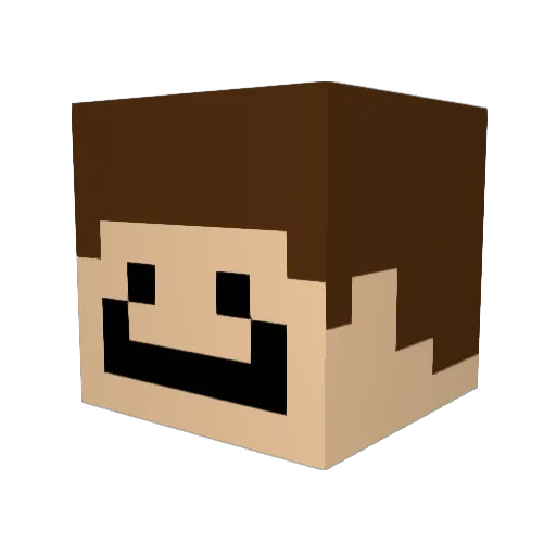 WHIPPITRABBIT081 Minecraft avatar head, 3D render