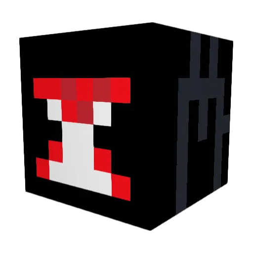 WHITE_LFN Minecraft avatar head, 3D render