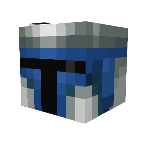 WHK_joakim13 Minecraft avatar head, 3D render