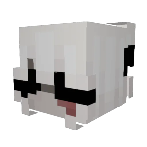 WHYME2dot0 Minecraft avatar head, 3D render