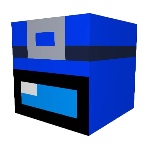 WHYNOTTIME Minecraft avatar head, 3D render