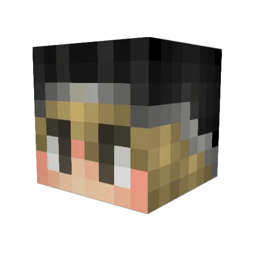 WICKEDFREAK1022 Minecraft avatar head, 3D render