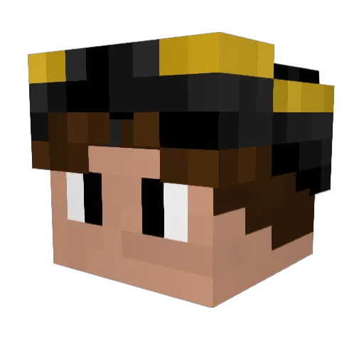 WIKOW_pl Minecraft avatar head, 3D render