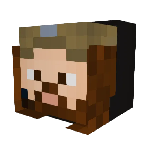 WILDjakeIV Minecraft avatar head, 3D render