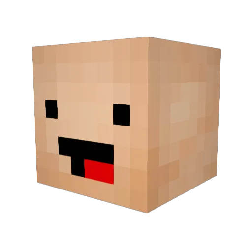 WILLISTER09 Minecraft avatar head, 3D render