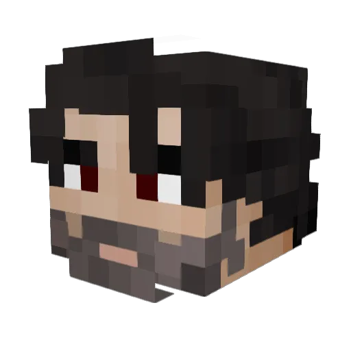 WILL_IT_CRUNCH Minecraft avatar head, 3D render