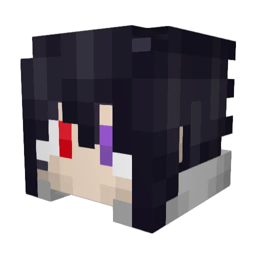 WILPRIME Minecraft avatar head, 3D render