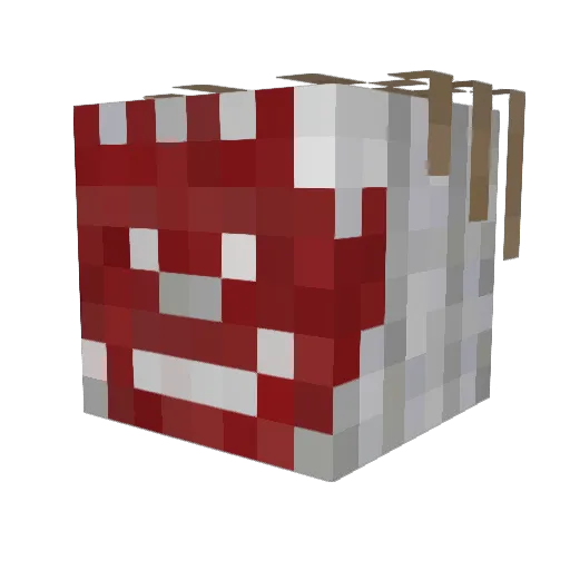 WILS0M Minecraft avatar head, 3D render