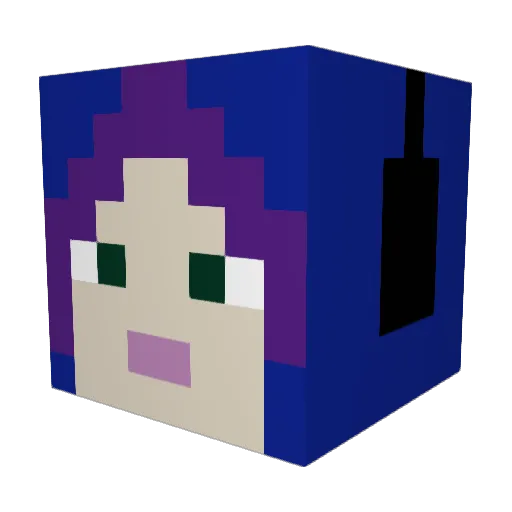 WITALIS111 Minecraft avatar head, 3D render