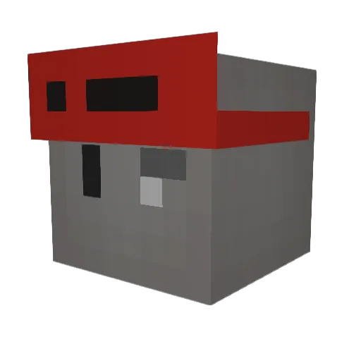 WITNESSLESS Minecraft avatar head, 3D render