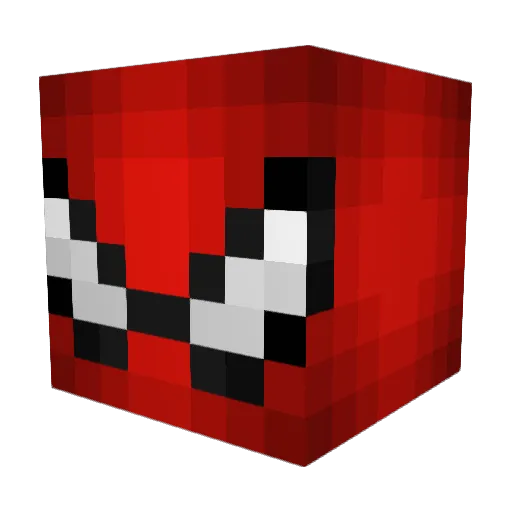 WITWIKI Minecraft avatar head, 3D render