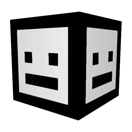 WJ2K14 Minecraft avatar head, 3D render