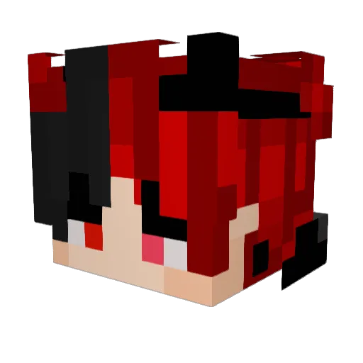 WJH2blake Minecraft avatar head, 3D render