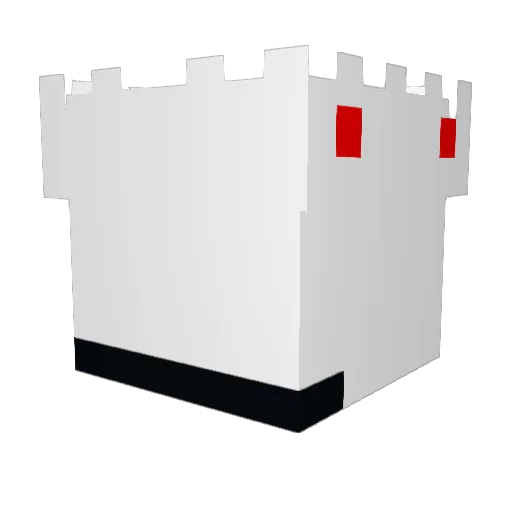 WJY30 Minecraft avatar head, 3D render