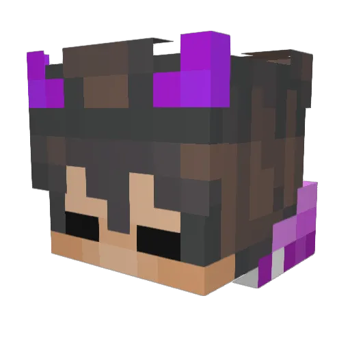 WKatimuncher Minecraft avatar head, 3D render