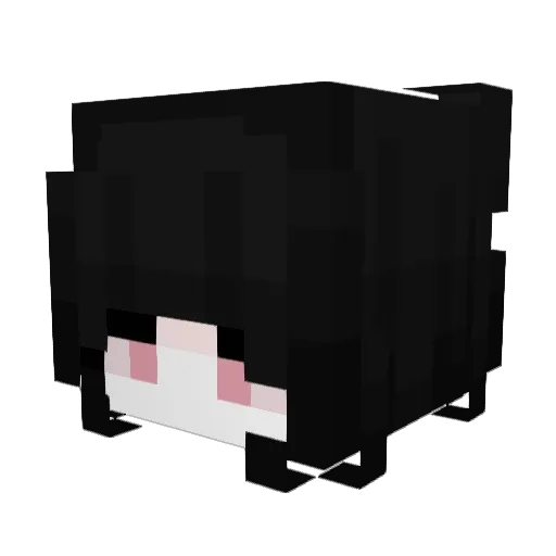 WMioChio Minecraft avatar head, 3D render